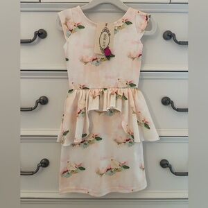 NWT Mia Joy Joyfolie Toddler Girl Floral Dress Size 2